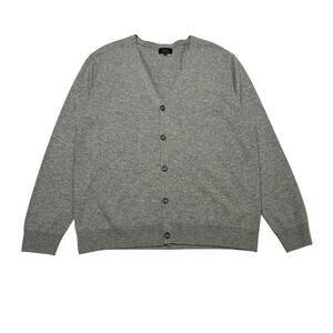 Quince Mongolian Cashmere 2.0 Cardigan Sweater Men's XL Quiet Luxury